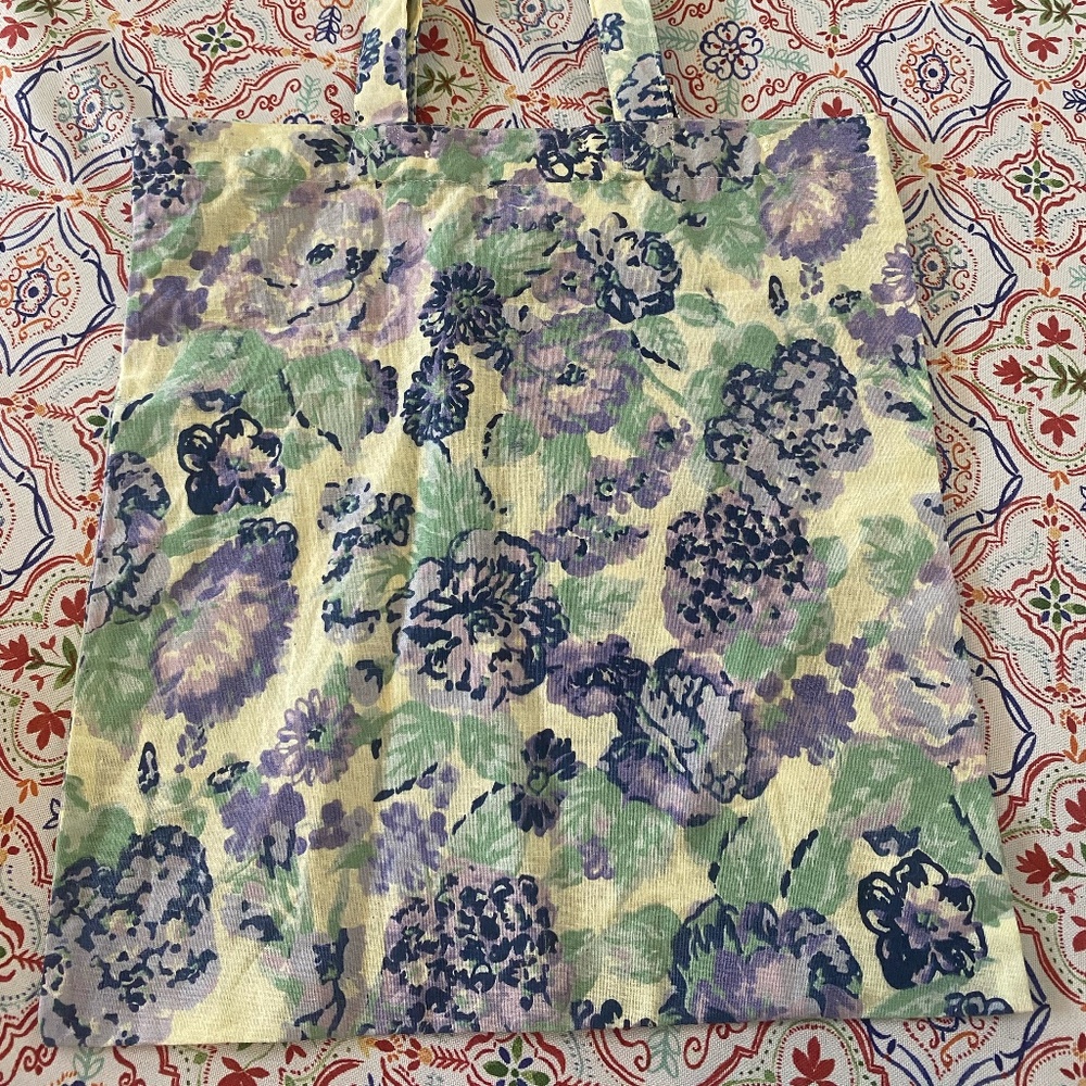 ROUJE FLORAL TOTE BAG - Picture 2 of 5